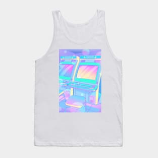 Pastel Glitch Tank Top